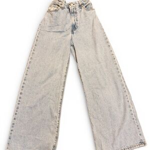 Levi’s Light Wash Elastic Waist Wide Leg Jeans W29 L30